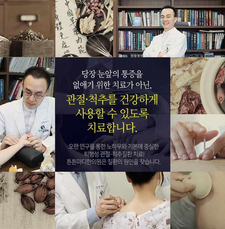 당장 눈앞의 통증을 없애기 위한 치료가 아닌,